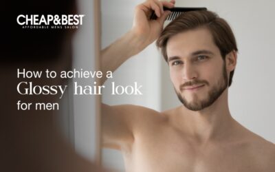 How to achieve a glossy hair look for men