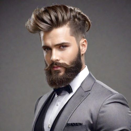 Pompadour cut