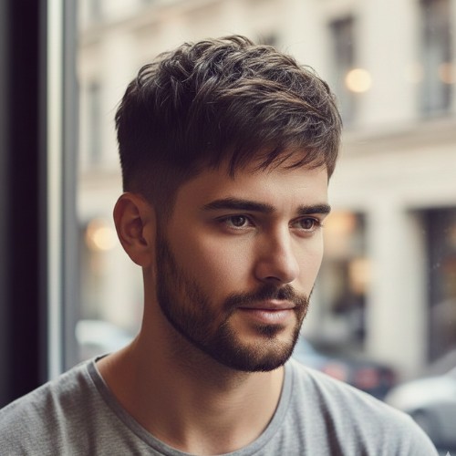 Short Textured Crop hairstyle