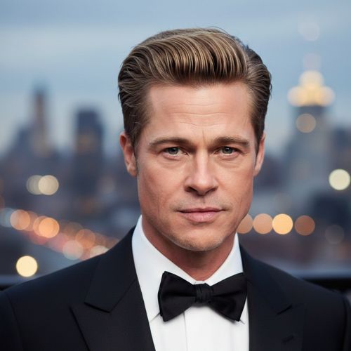 Slicked-Back Pompadour